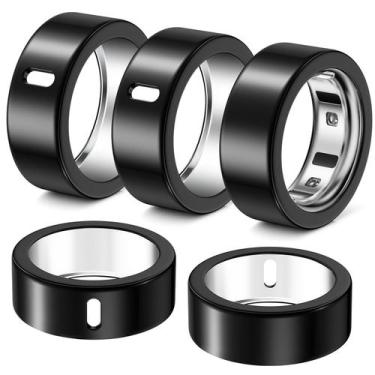 Imagem de Pacote com 5 capas de anel Hexasider TPU para Oura Ring Gen 3/4