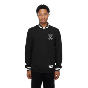 Imagem de MOLETOM NEW ERA QUARTER LAS VEGAS RAIDERS NFL PRETO-Masculino