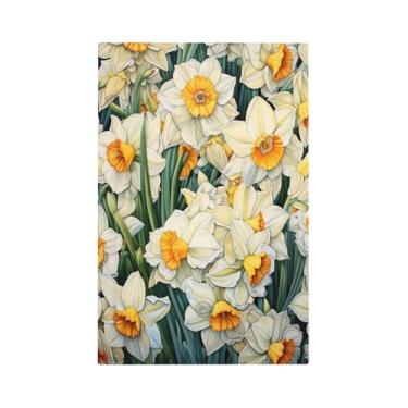 Imagem de Nadoabtm Placa de cobertura para interruptor de luz, simples, branco, flor, floral, 1 grupo, sem dispositivo, placas de parede elétricas em branco, placa frontal decorativa para decoração de quarto e