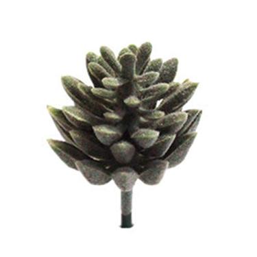 Imagem de Suculentas artificiais, JUSTDOLIFE suculentas artificiais faça-você-mesmo mini plantas suculentas artificiais realistas para decoração de casa de casamento