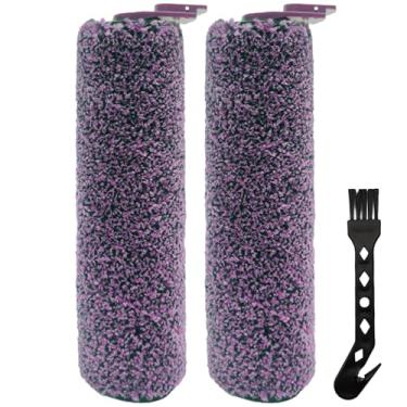 Imagem de Peças de reposição para aspirador de pó Shark Steam Pickup WW200, WW201, WW205 WW201Q acessórios de peças de aspirador de pó, 2 rolos de escova para + 1 escova de limpeza