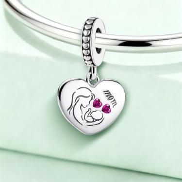 Imagem de 1 peça prata elegante itinerário de viagem berloque para mulheres, faça você mesmo e roupa diária combinando joias decoração presente para mamãe, 13.07*22mm, Prata, Sem Pedra Preciosa