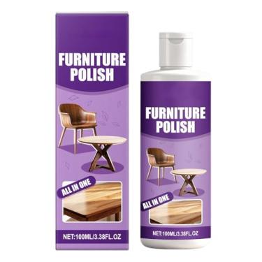 Imagem de Esmalte de madeira para móveis, restaurador de revestimento de móveis de 100 ml, condicionador de revestimento de assento, para assento de sofá de couro, armário de cozinha, mesa, balcão, casa