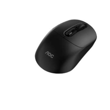 Imagem de Mouse Sem Fio, Conexão Dupla 2.4GHz e Bluetooth, 1600 DPI, Plástico ABS, Preto, Design Ergonômico, 11x6.5x3cm, para Computador e Tablet