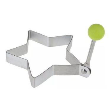 Imagem de Forminha Molde Para Fritar Ovos Formato Estrela 8 Cm - Keita