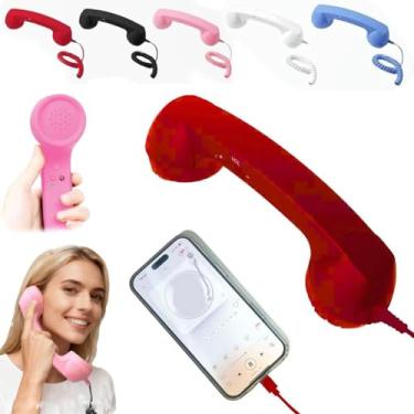 Imagem de Novo aparelho de telefone retrô 2026, telefone USB vintage antigo com microfone e alto-falante, adequado para videoconferência móvel, chamadas e videoconferências, conexão rápida