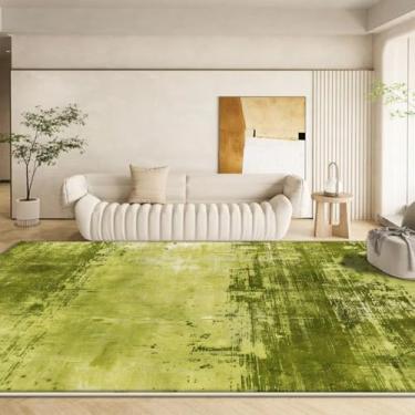 Imagem de Tapete moderno e luxuoso para sala de estar, decoração para casa, tapete grande para quarto, sala de estar, tapete de fácil limpeza (6,5x8,2 pés (200x250 cm)/CX047-sem fiapos-9)