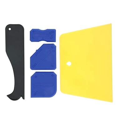 Imagem de Fafeicy Kit de Ferramentas de Calafetagem de 5 Unidades/Conjunto, Kit de Ferramentas de Embelezamento de Costura de Cola de Vidro, Solucionador Fácil, Amplamente Utilizado Em Banheiro, Cozinha,