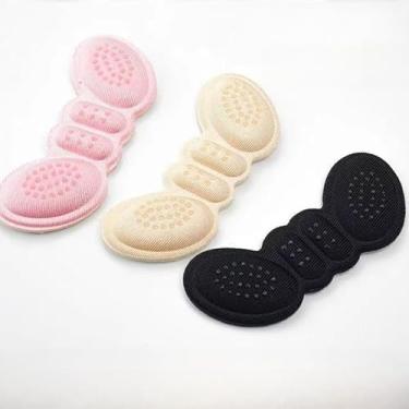 Imagem de Pegas de salto para mulheres, almofadas antiderrapantes, inserções invisíveis de meio tamanho para salto alto, mocassins e sapatos sociais (multicoloridos)