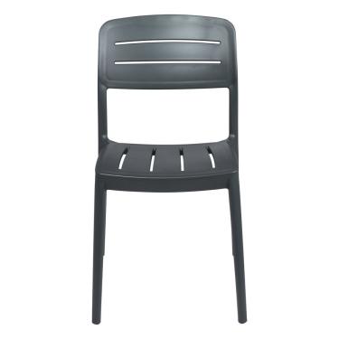 Imagem de Cadeira Tramontina Amélia Em Polipropileno Grafite