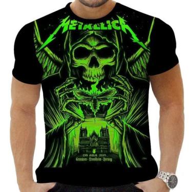 Imagem de Camiseta Camisa Personalizada Rock Metal Metallica 7 - Obds Co, BABYLO
