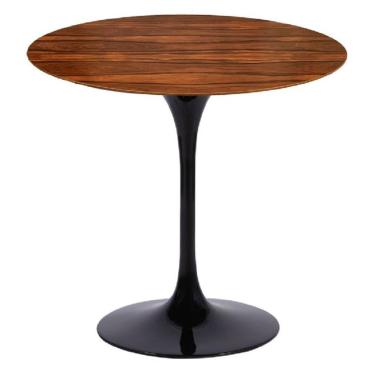 Imagem de Mesa Saarinen Redonda Pau Ferro 150cm - Base Preta