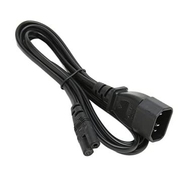 Imagem de Yunir Cabo de Alimentação IEC320 C14 a C7, Cabo Adaptador Macho para Fêmea de 6,6 Pés, para Adaptador de Alimentação para Laptop, Lâmpada de Mesa, Monitor LCD, Alto-falante, Impressora, Câmera