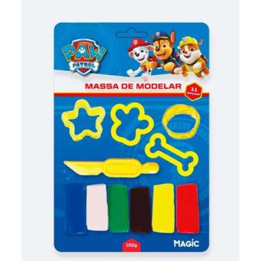 Imagem de Massinha De Modelar Infantil 11 Patrulha Canina Nickel-85176 - NICKELO
