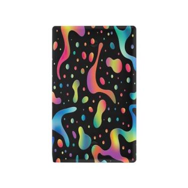 Imagem de Wassud Placa de cobertura de interruptor de luz colorida, 1 capa de tomada em branco placa de parede decorativa decoração de casa sala de estar quarto