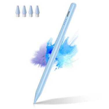 Imagem de CMARS Caneta Stylus ativa para tela sensível ao toque, lápis de tablet universal para Apple iPad/iPhone/Samsung/Huawei/Xiaomi/Android e mais dispositivos, caneta digital recarregável - azul