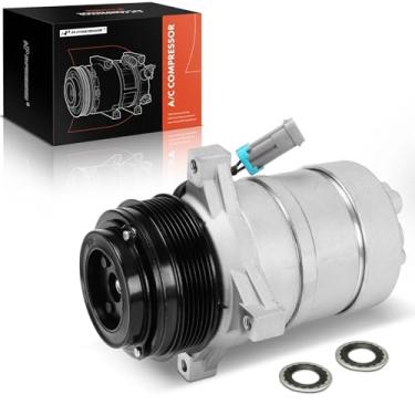 Imagem de A-Premium Compressor De Ar Condicionado Com Embreagem Compatível Modelos Selecionados Chassis Chevrolet, Gmc, Cadillac E Comerciais