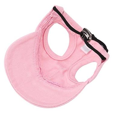 Imagem de Generic Chapéu de Beisebol para Animais de Estimação, Proteção UV, Orelhas Descobertas, para Viagens de Verão, Esporte, Material de Lona Respirável (M)