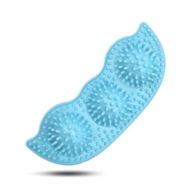 Imagem de Brinquedos de mordida para cachorros em fase dentição Limpe os dentes do pet a 360 e alivie dor crescimento dos pequenos médios borracha interativos cães aliviar ansiedade manter saúde bucal