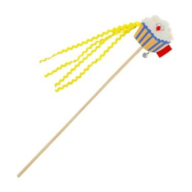 Imagem de Brinquedo Varinha para Gatos, Haste Divertida Jogo para Gatinhos, Varinha Interativa Para Gatos, Para Jovens E Adultos De Porte Pequeno Medio E Grande Exercicio Em Casa E Ao Ar Livre