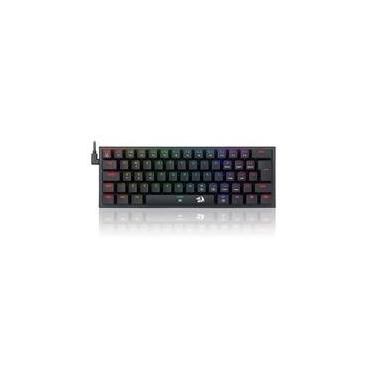 Imagem de Teclado Mecânico Gamer Redragon Anivia, RGB, Switch Blue, ABNT2, Preto - K614-RGB (PT-BLUE)