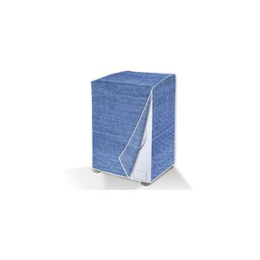 Imagem de Capa para Máquina de Lavar, PVC e Poliéster, Tamanho G, 2 Peças, Compatível com Electrolux, Brastemp, Mabe, GE, Continental, Panasonic