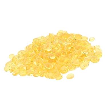 Imagem de Cuofyunl 100g grânulo de extensão de cabelo amarelo quente melt dicas de cola de grãos grânulo transparente para fazer extensões de cabelo de peruca