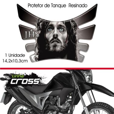 Imagem de Protetor De Tanque Adesivo Moto Bros 160 Nsx Falcon Xre 190 Lander Crosser Jhs Cinza