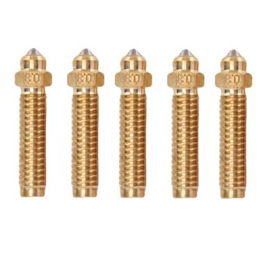 Imagem de Hyuduo Bicos Bimetálicos de 5 Peças de 0,8 Mm, Design Totalmente Integrado de Metal para Impressora 3D de Carbono, Impressão Altamente Rápida Com PLA ABS TPU e Materiais de Fibra de
