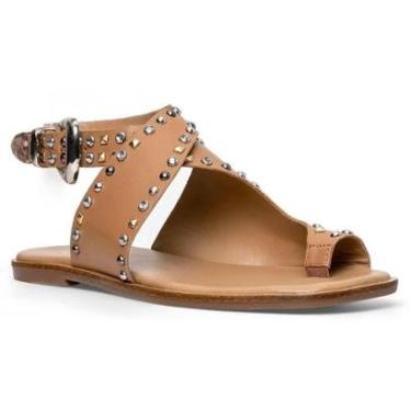Imagem de Sandalia Flat Carrano Studs Curve Couro 777028 ORIGINAL-Feminino