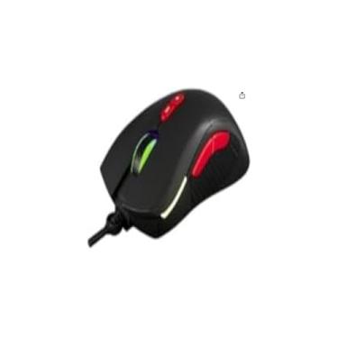 Imagem de Mouse Gamer com Fio 7200 DPI, 7 Botões Programáveis, RGB, Preto, 1.8m Cabo, Modelo GM180