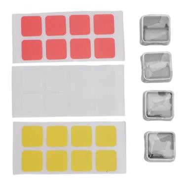 Imagem de GOWENIC 4pcs Teclas de Camada Dupla, Teclas de Substituição de Teclado Mecânico ABS PC Com Tampa Transparente, para Interruptores de Teclado Mecânico Tipo Cruzado (Preta)