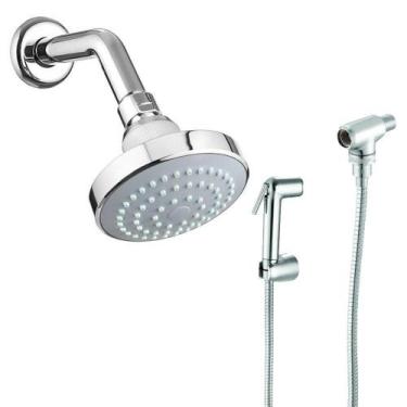 Imagem de Ducha Fria Lorenzetti Flatt e Desviador com Gatilho ABS, Cromado