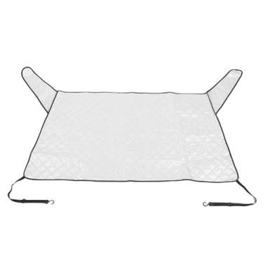 Imagem de Luocute Capa do Para- Traseiro do Carro, Protetor Magnético de Gelo para Neve na Janela Traseira Automática 2 Camadas para Todos Os Climas, Bloco de Luz Solar, Com 5 ímãs Poderosos,