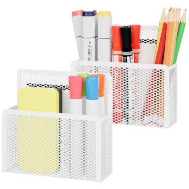 Imagem de Porta-canetas de malha magnética Caddy Marbrasse, pacote com 2 unidade