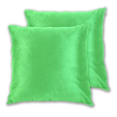 Imagem de Joitme Ivy Green Conjunto de 2 capas de almofada de sofá fofas para decoração de casa, estética, 45 x 45 cm, 2 peças