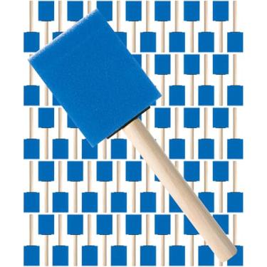 Imagem de Bates- Pincéis de tinta de espuma, 5 cm, pacote com 16, pincéis de esponja, pincel de tinta de esponja,