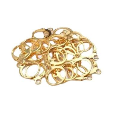 Imagem de Ganchos De Brinco Hipoalergênicos De Latão Com Fecho De Alavanca, Ganc