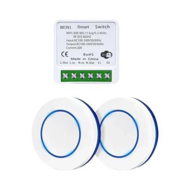 Imagem de Interruptor Inteligente Tuya WiFi 16A Controle Remoto Sem Fio Controle