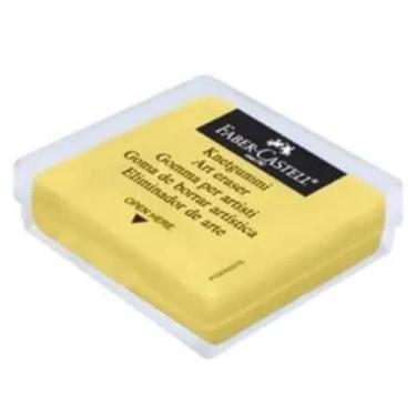 Imagem de Borracha Artística Maleável Limpa Tipos Colorida FABER-CASTELL Amarelo