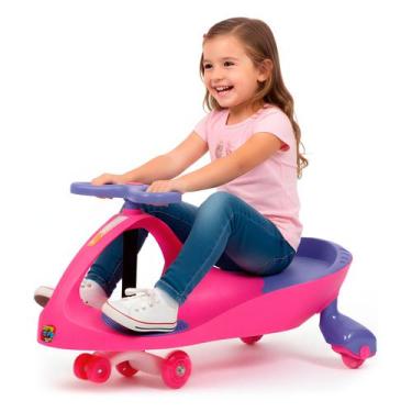 Imagem de Carrinho Gira Gira Car Fenix Até 100kg Rolimã Com Luzes Nas Rodas - Fê