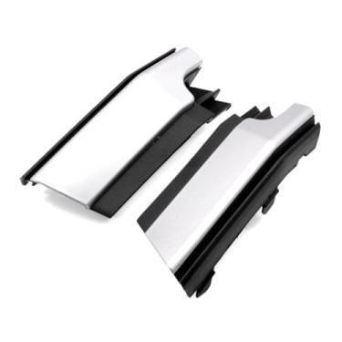 Imagem de HAOTOM 1 par de tampas de gancho de reboque para para-choque dianteiro esquerdo e direito compatível com Toyota Highlander 2017 2018 2019