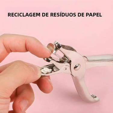 Imagem de Furador De Papel De 6mm Com Um Furo, Cortador De Papel Manual Para Scr