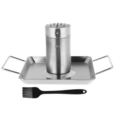 Imagem de UPKOCH Suporte para churrasco de galinha para lata de cerveja de aço inoxidável Suporte de churrasco de frango fácil de limpar ao ar livre