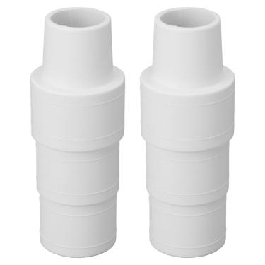 Imagem de TOPINCN Conector do Adaptador de Mangueira de Vácuo de Piscina de 2 Peças, Acoplamento de Plástico 4558 Encaixe de Parede para Spa de Natação Com Conexão Apertada para Mangueiras de