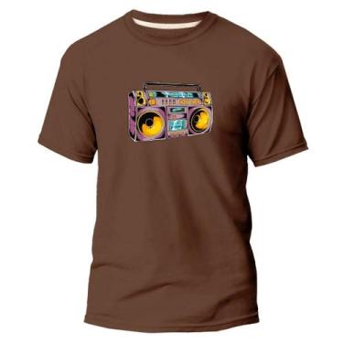 Imagem de Camiseta Básica Algodão Premium Estampa Digital  Som Tumblr  - Pavesi,