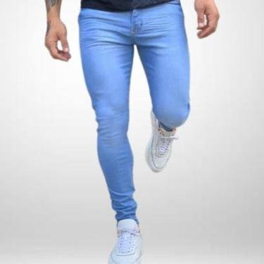 Imagem de Calça Jeans Clara Masculina Slim Elastano Premium-Masculino