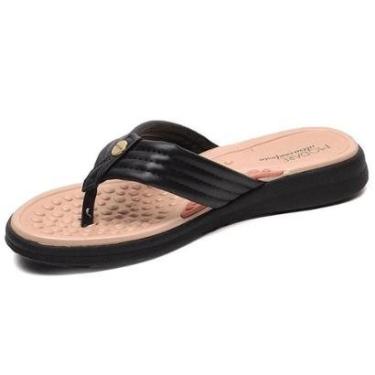 Imagem de Chinelo Feminino Ultraconforto Anatômico Modare 7174.105 - Preto-Feminino