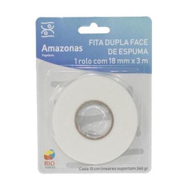 Imagem de Fita Dupla Face De Espuma Amazonas 1,8 cm x 3 Metros - Purus
