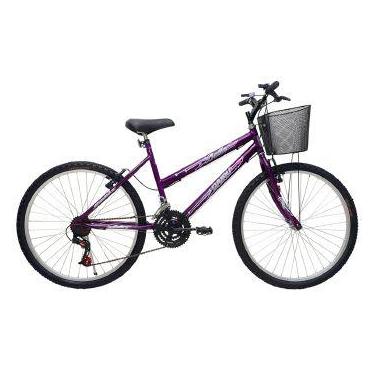 Imagem de Bicicleta Feminina ARO 26 21 Marchas Bella - 310920 Roxo - Cairu
